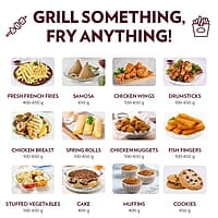 Borosil Bestdigi Air-Fryer, Top Load Air Fryer, Large Capacity, 8 Pre-Set Menus, 8 In 1 Functionality, 6.1 L, 1700 Watt, 6.1 liter, Black