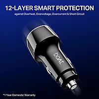 boAt 55W Fast Car Charger (Carbon Black)