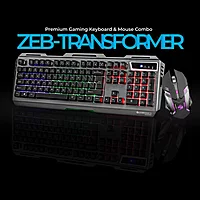 Zebronics Transformer One Keyboard & Mouse Combo offers a sleek design with multimedia keys, adjustable DPI, and ergonomic comfort. Perfect for gamers and professionals alike, enhancing productivity.
