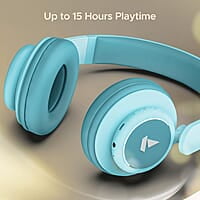 boAt Rockerz 450 Bluetooth On Ear Headphones with Mic, Upto 15 Hours Playback, 40MM Drivers, Padded Ear Cushions, Integrated Controls and Dual Modes