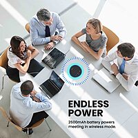 Portronics POR 1386 Talk One Bluetooth Conference Speaker – BT 5.3  3 NC Mics  360° Coverage  Black7