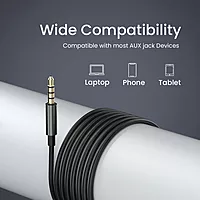 Portronics Conch Tune A – 3.5mm Earphones with Mic, featuring a durable braided cable for tangle-free use, delivering clear sound quality and comfort for an enhanced listening experience.