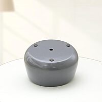 Smoky Grey Decorative Metal Pot