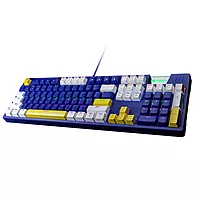 Portronics K2 Mechanical Gaming Keyboard – 20+ RGB Multi-Color Backlight | Red Linear Switches | Anti-Ghosting Keys | Customizable LED Modes | Full-Size | 1.5m USB Cable | Blue