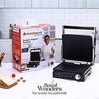 Wonderchef Sanjeev Kapoor Tandoor Family Size Plus Electric Contact Grill & Sandwich Maker 1800 Watt