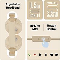 Zebronics Zeb-Phoenix Gaming Headphones – LED, Mic, Comfortable Fit, Adjustable Headband, Noise Isolation, 3.5mm Jack, Volume Control, Perfect for Gaming, Music, and Calls, Stylish Design.