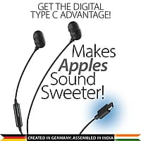 Blaupunkt EM06 in-Ear Type C Wired Earphone with Mic and Deep Bass HD Sound Mobile Headset with Noise Isolation