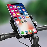 RAVEMEN ALUMINUM ALLOY BIKE PHONE HOLDER
