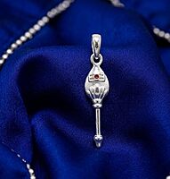 Sterling Silver Vel Pendant 925 Traditional Murugan Inspired Pendant for Men & Women