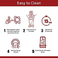 Wonderchef Nutri-blend Mixer, Grinder & Blender 400W 22000 RPM 2 unbreakable jars  White