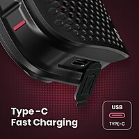 Portronics POR 2713 Talk 5 Bluetooth Speaker – BT 5.3  Clip-On  Mic  IPX5  Black