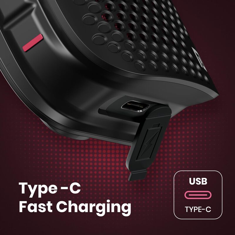 Portronics POR 2713 Talk 5 Bluetooth Speaker – BT 5.3  Clip-On  Mic  IPX5  Black