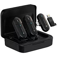 Portronics Vlogmate 2 Dual Mic, ideal for content creators! Enjoy high-quality audio for vlogs, podcasts, and interviews!