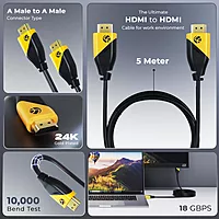 Lapcare HDMI 2.0 Cable – High-Speed 4K Video & Audio for TVs, PCs, Monitors & Gaming Consoles