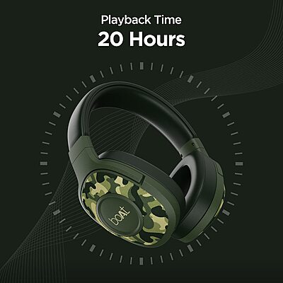 boAt Rockerz 558 (Army Green)