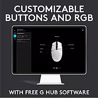 LOGITECH USB WIRED GAMING MOUSE WITH 8K DPI TRACKING AND CUSTOMIZABLE RGB LIGHTING G102-Black
