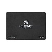 Zebronics Zeb-SD52 SSD 512GB offers high-speed performance with quick boot times and fast data transfer. Ideal for gamers and professionals seeking reliability and efficiency in storage.