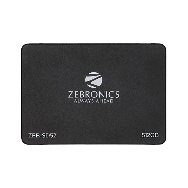 Zebronics Zeb-SD52 SSD 512GB offers high-speed performance with quick boot times and fast data transfer. Ideal for gamers and professionals seeking reliability and efficiency in storage.