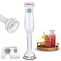 Lifelong Stainless Steel 300 Watts Hand Blender Low Noise Anti-Splash