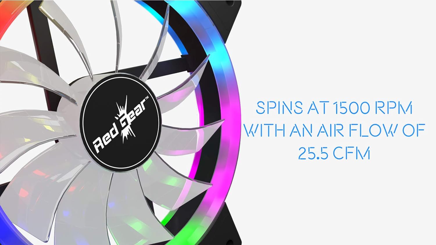 RedGear Turbo F-1 RGB Cooling Fan