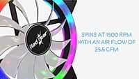 RedGear Turbo F-1 RGB Cooling Fan