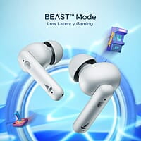 boAt Airdopes 141 Bluetooth Truly Wireless in Ear Ear Buds w/ 45H Playtime,Low Latency Mode for Gaming, ENx Tech, IWP, IPX4 Water Resistance, Smooth Touch Controls