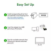 Live Tech WD04 USB WiFi Adapter provides 600Mbps speed, ensuring reliable connectivity. Compact, easy setup, and device compatible!