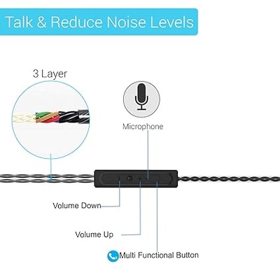 Portronics Conch Gama Earphone,1.2m Tangle Free Cable, Mic, 3.5mm Aux Port Wired Gaming  (Black, In the Ear) Portronics Conch Gama Earphone,1.2m Tangle Free Cable, Mic, 3.5mm Aux Port Wired Gaming  (Black, In the Ear)