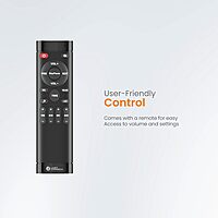 Just Corseca Sonic Symphony 550W Bluetooth Speaker – Karaoke | RGB Lights | 12H Playtime | Black