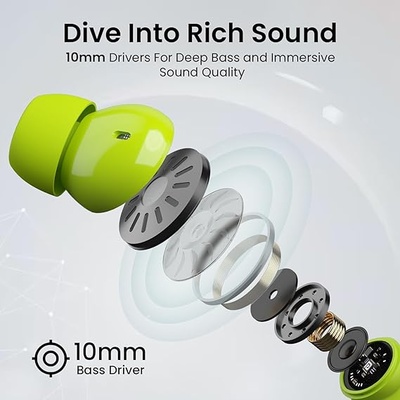 Portronics Harmonics Twins S16 in Ear Wireless TWS Earbuds with 24 Hrs Playtime, Clear Calls, Game & Music Mode, Low Latency, Bluetooth 5.3v, LED Display, Type C Fast Charging Portronics Harmonics Twins S16 in Ear Wireless TWS Earbuds with 24 Hrs Playtime, Clear Calls, Game & Music Mode, Low Latency, Bluetooth 5.3v, LED Display, Type C Fast Charging