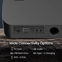 Portronics MicroBlast POR 2393 Bluetooth Speaker – 60W | 2.1 Channel | RGB | Black