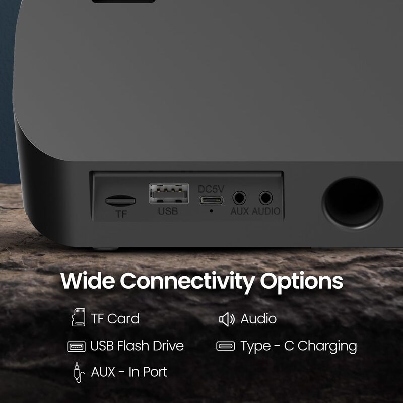 Portronics MicroBlast POR 2393 Bluetooth Speaker – 60W | 2.1 Channel | RGB | Black