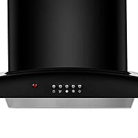Faber 90 cm 1100 m³/hr Auto-Clean curved glass Kitchen Chimney (HOOD ACE PRO HC PB BK 90, Filterless technology