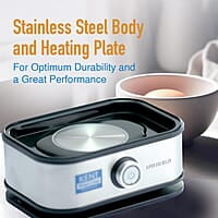 KENT Super Egg Boiler | 3 Boiling Modes | Stainless Steel Body and Heating Plate | 6 Eggs at a Time | Automatic Turn-Off | Silver
