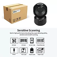 Atpos AT-9300D 2D 1D Desktop Barcode Scanner | USB Wired