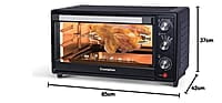 Crompton Tandoori Magic 45 Ltr Oven Toaster Grill (OTG) with Motorissed Rotisserie & Convection