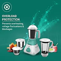 CROMPTON QUBE 3J 750W POWERTRON MOTOR MIXER GRINDER MOTOR VENT-X TECHNOLOGY