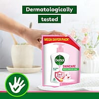 Dettol Skincare Liquid Handwash Refill Pack | 99.9% Germ Protection & Moisturizing Formula