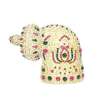 Multi Stone  Crown Andal Kireedam Crown