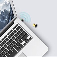 Wireless 150Mbps USB WiFi Adapter for PC/Laptop, providing fast internet connectivity. Compact design, easy plug-and-play setup, compatible with Windows and Mac. Ideal for streaming and browsing.