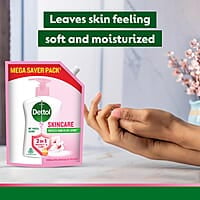 Dettol Skincare Liquid Handwash Refill Pack | 99.9% Germ Protection & Moisturizing Formula