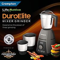 Crompton DuroElite 800Watt Mixer Grinder with Motor Vent-X Technology