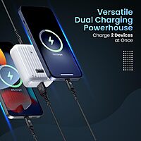 Portronics Zapcell 10K – 10000mAh Power Bank with 22.5W fast charging. Compact design, lightweight, and portable. Ideal for on-the-go charging of smartphones and devices. Stay powered up!