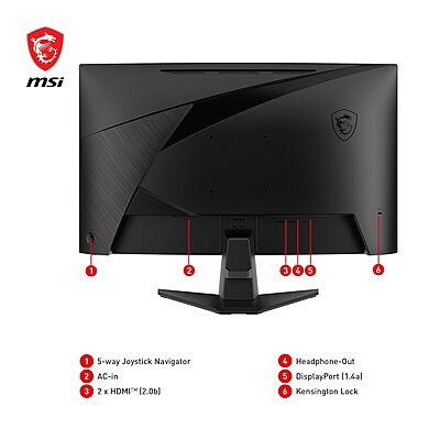 MSI, 27 Inch, 180Hz Refresh Rate Monitor, MAG 27CQ6F