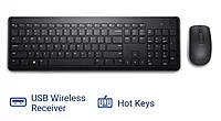 Dell Wireless Keyboard and Mouse (KM3322W) offers a seamless wireless experience with a compact design, long battery life, and reliable connectivity, perfect for home or office use.