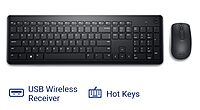 Dell Wireless Keyboard and Mouse (KM3322W) offers a seamless wireless experience with a compact design, long battery life, and reliable connectivity, perfect for home or office use.