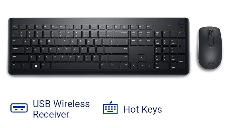DELL WIRELESS KEYBOARD & MOUSE COMBO