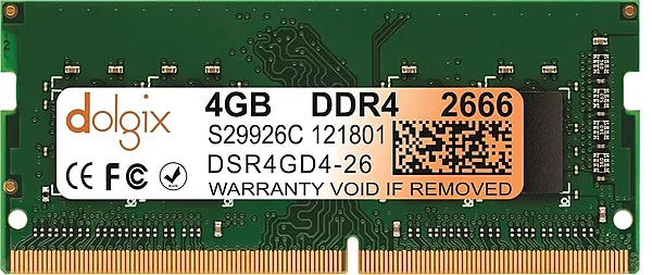 Techie 4GB DDR4 2666MHz Laptop RAM Stick, enhance your laptop's performance with this reliable memory upgrade. Ideal for multitasking and smooth operation, compatible with most laptops.