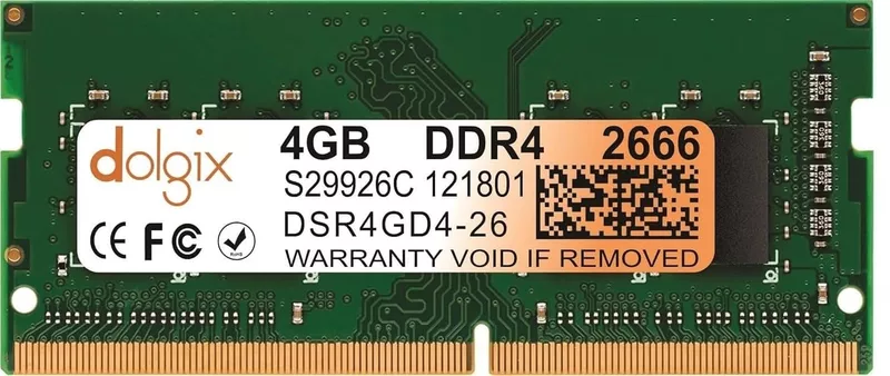 Techie 4GB DDR4 2666MHz Laptop RAM Stick, enhance your laptop's performance with this reliable memory upgrade. Ideal for multitasking and smooth operation, compatible with most laptops.
