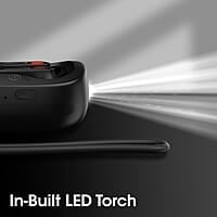 ZEBRONICS Sound Bomb X1 3-in-1 Wireless Bluetooth v5.0 In Ear Earbuds + Speaker Combo with 30 Hour Backup, Built-in LED Torch, Call Function, Voice Asst, Type C and Splash Proof Portable Design